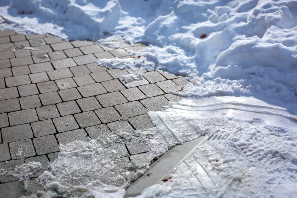 Snow-covered-concrete