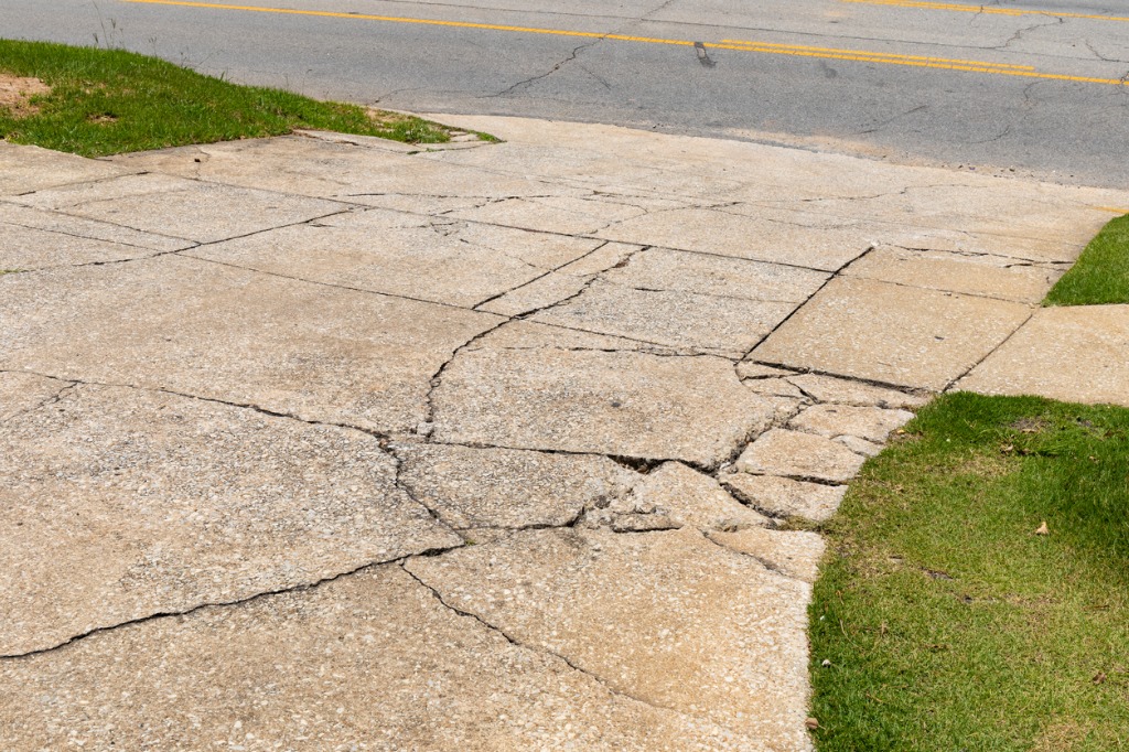 Cracked-driveway